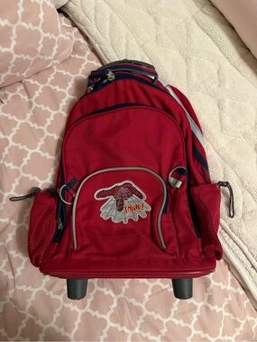 Pottery Barn Kids Spiderman Roller Backpack
